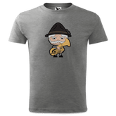 Da Oid Sinzer Musikinstrumente T Shirt Kinder Grau Meliert Finkenweg Front